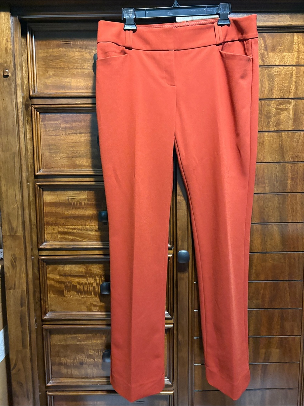 The Limited Drew Fit Trousers in Burnt Orange